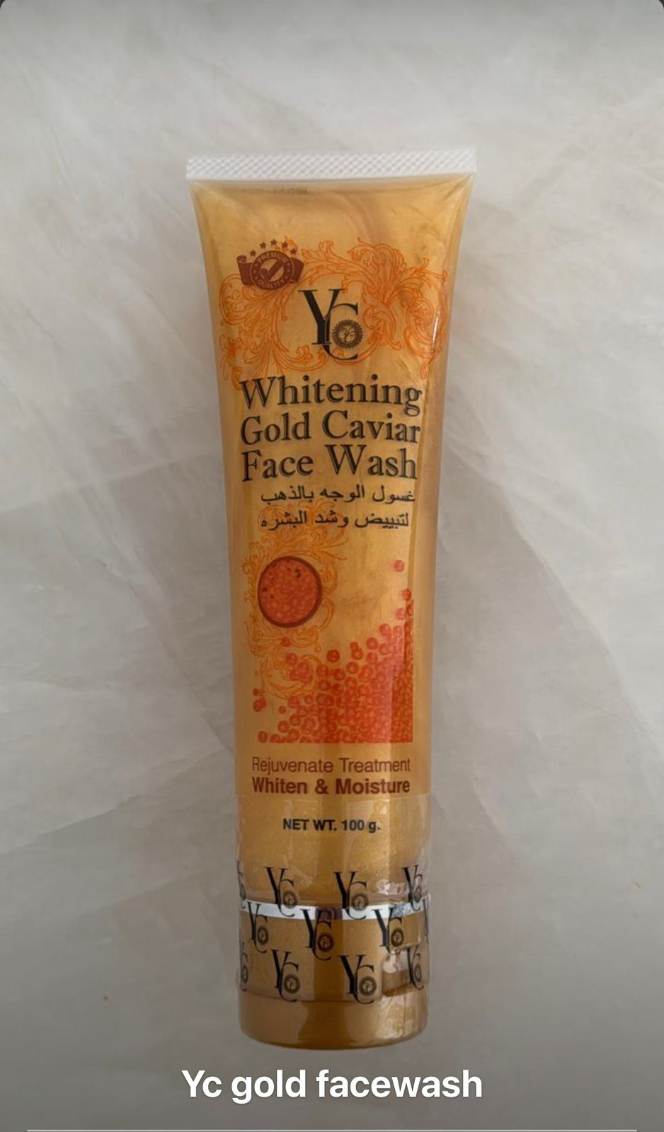 YC Whitening Gold Caviar face Wash